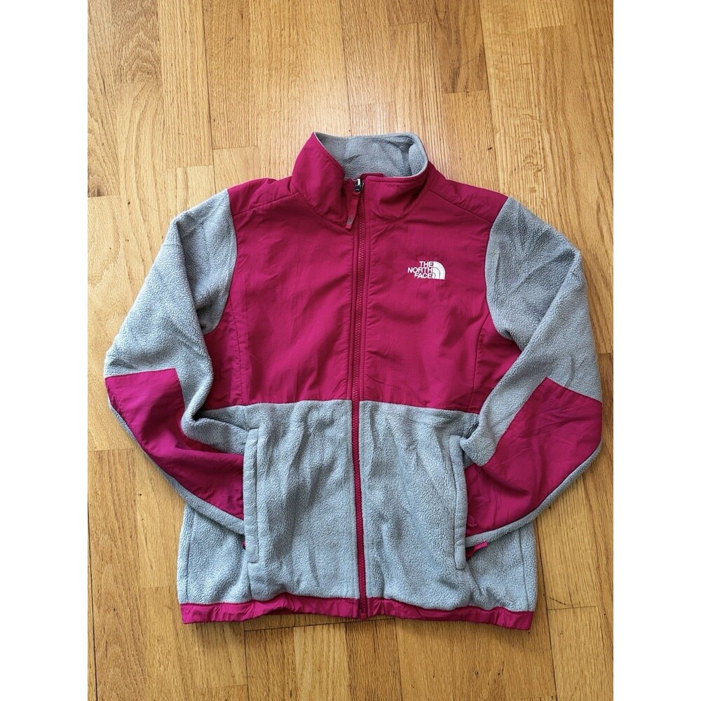 North Face Kids Denali Full Zip Polartec Fleece Jacket Pink L 14-16 PLAY Gorp